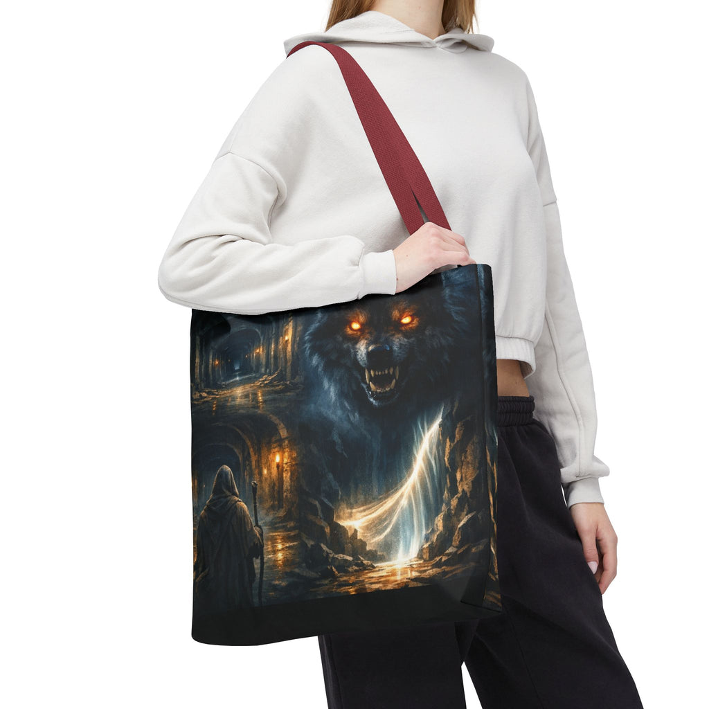 PRB The Echo Hounds Illustration Tote Bag | Gothic Horror Artwork by Printify