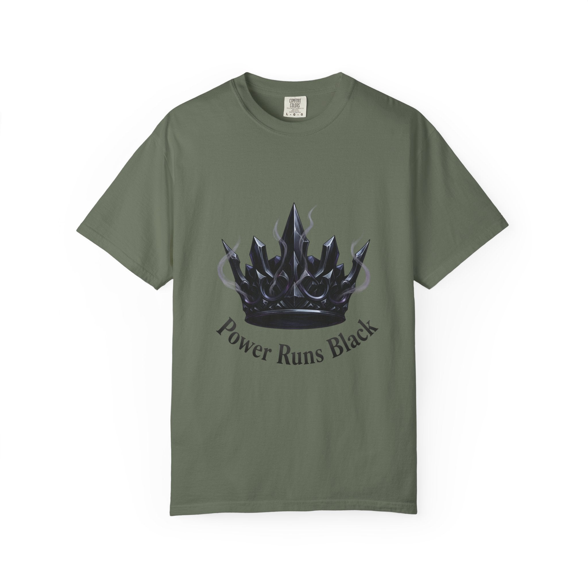 PRB Power Runs Black Crown Graphic T-Shirt by Power Runs Black
