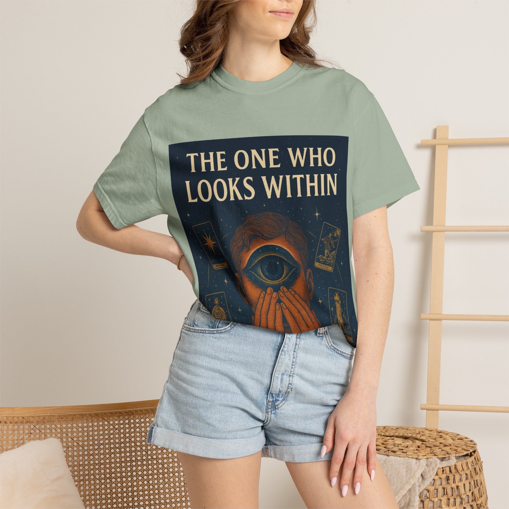 PRB Tarot Eye T-Shirt — "The One Who Looks Within" Mystical Graphic Tee by Printify
