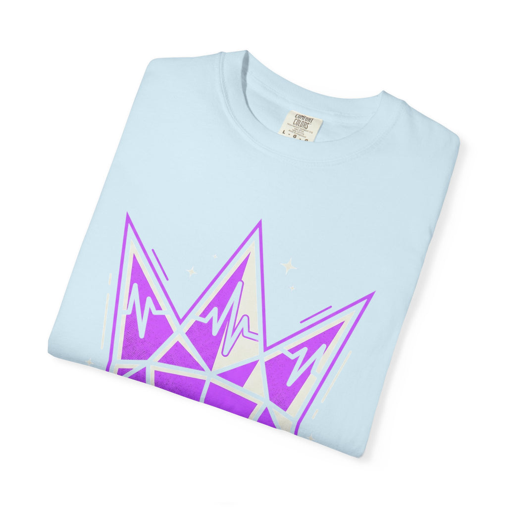 Power Runs Black PRB Crown Graphic T-Shirt — Purple Royal Crown Streetwear Tee by Power Runs Black