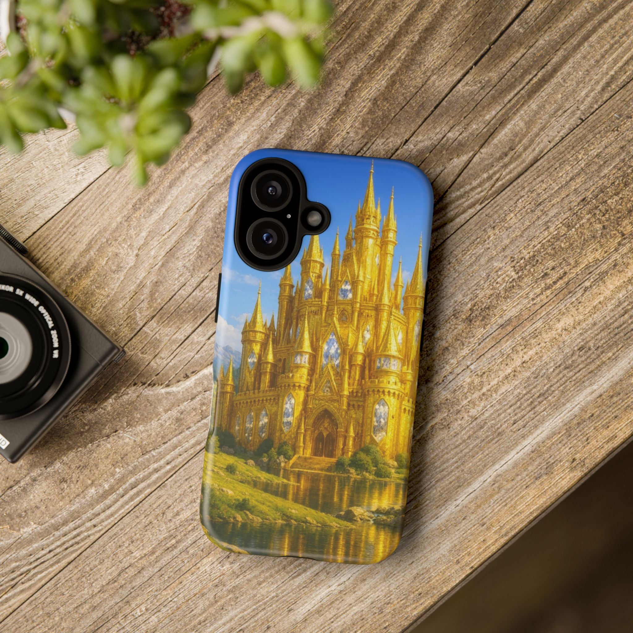 PRB Golden Castle iPhone Case | Fantasy Palace Phone Case by Printify