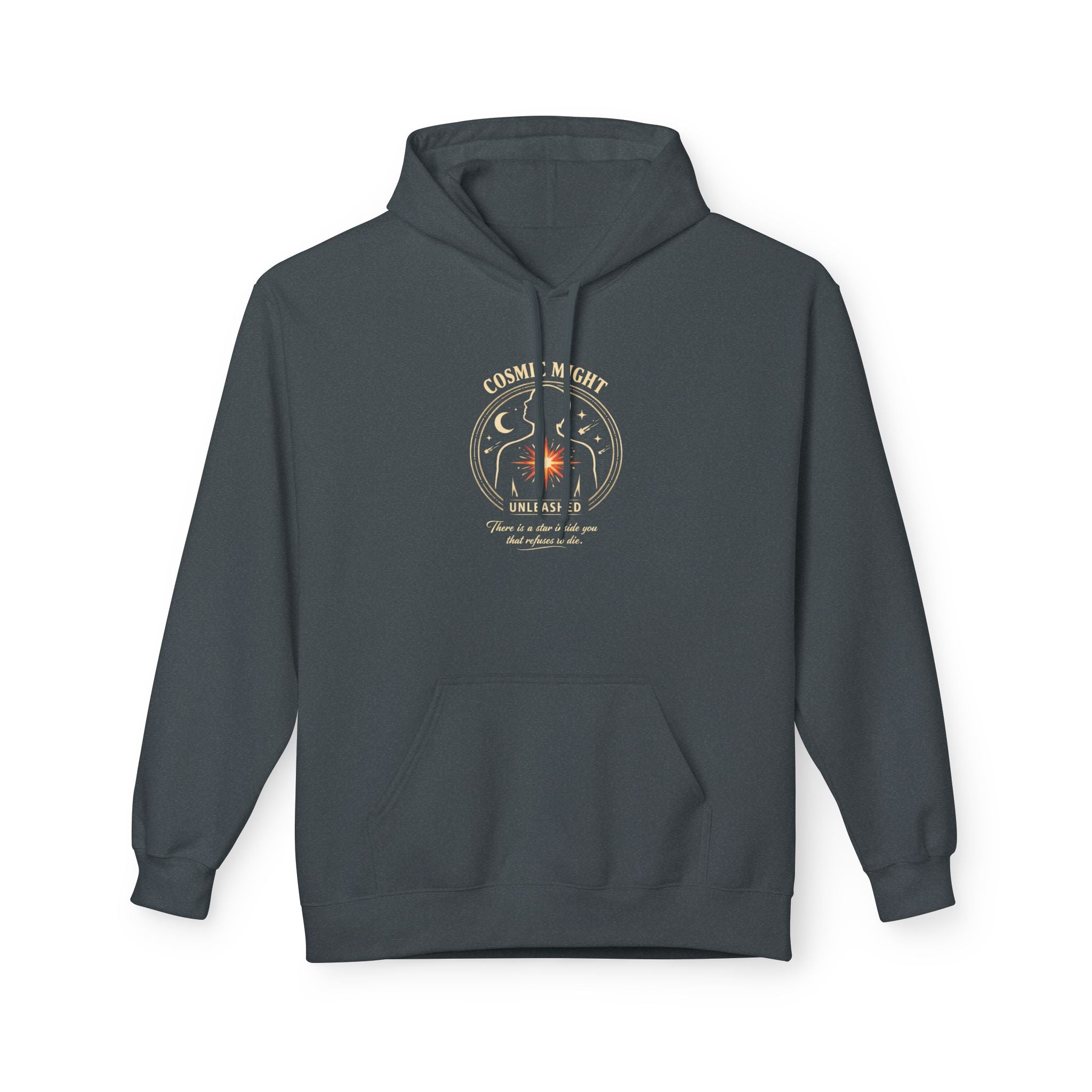 PRB Starforged Flex Cosmic Might Unleashed Hoodie — Unleashed Starburst Graphic Pullover by Power Runs Black