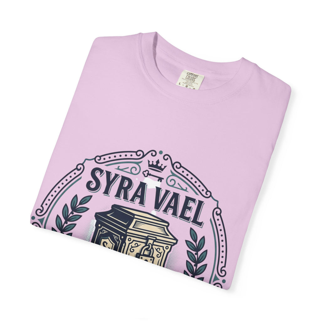 Power Runs Black PRB — Syra Vael Vintage Crest Tee by Power Runs Black
