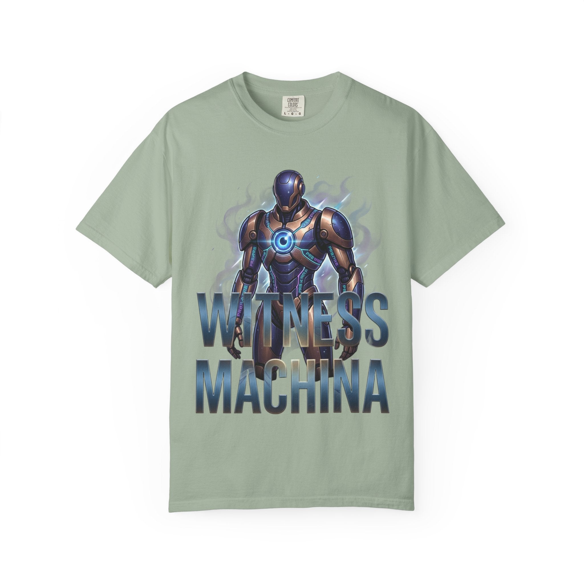Printify PRB Witness Machina Robot Art T-shirt | Sci-Fi Cyborg Graphic Tee - T-Shirt