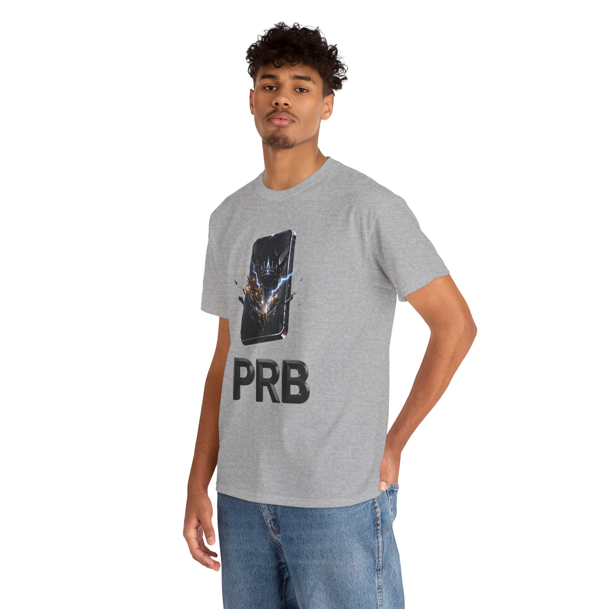 PRB Phone Smash Graphic Tee by Printify