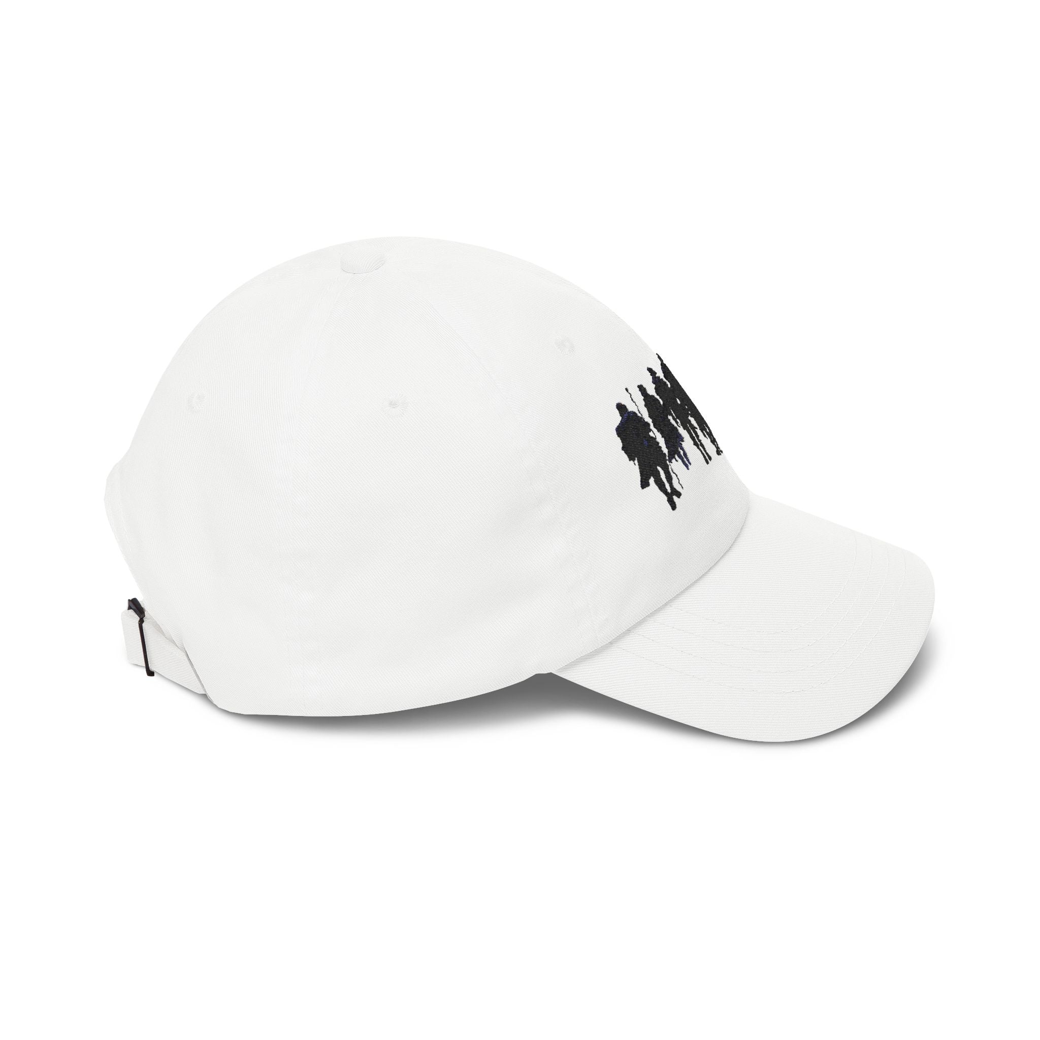 PRB The Starbound Seven Dad Cap — Silhouette Crew Walking Hat by Power Runs Black