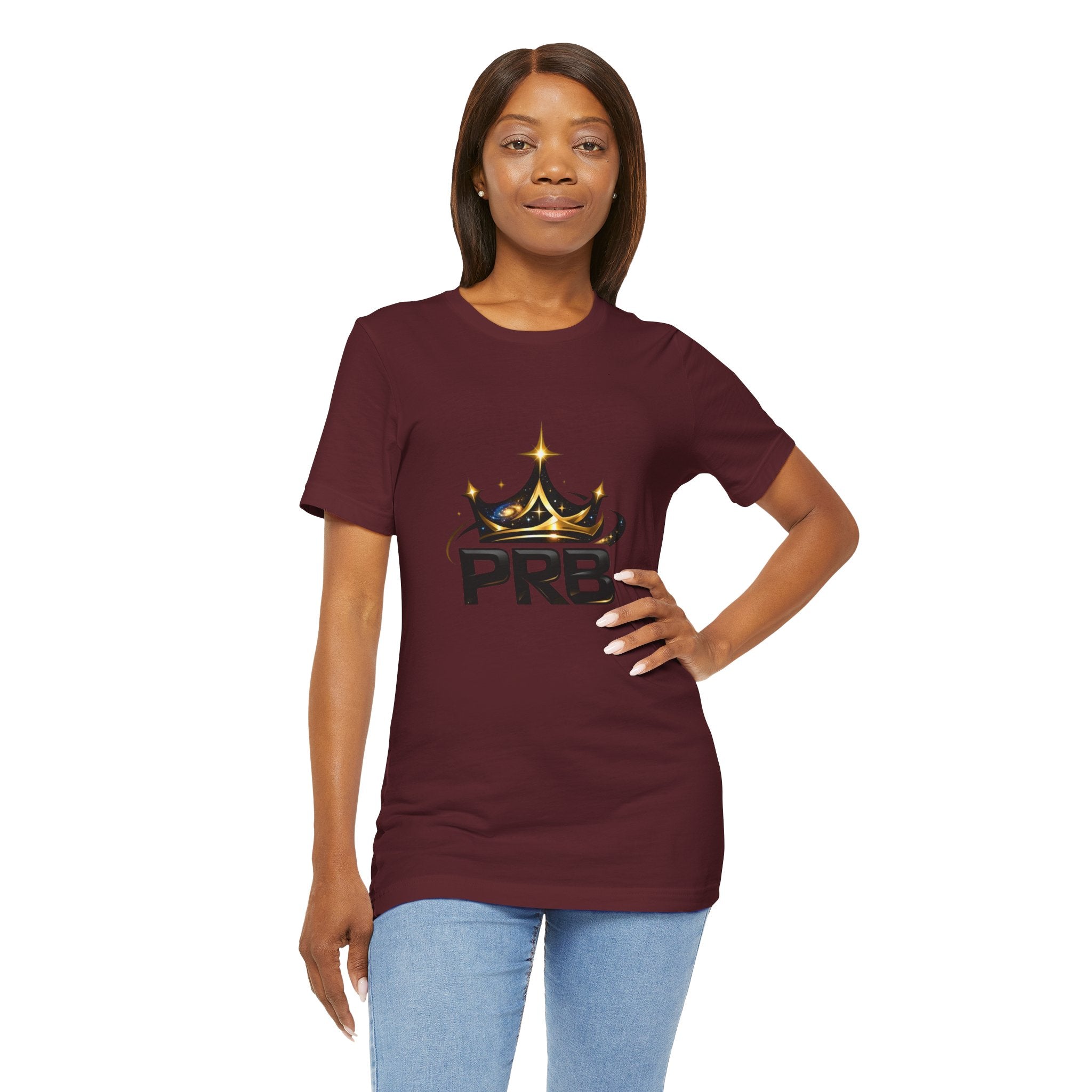 PRB Crown Tee — Graphic Logo T-Shirt by Power Runs Black