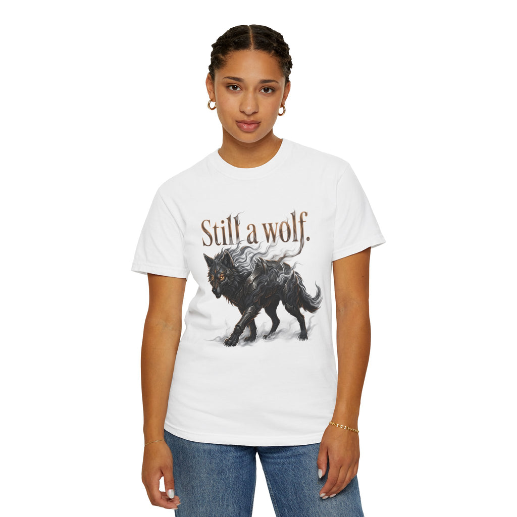 PRB Still a Wolf T-Shirt — Dark Wolf Graphic Tee by Printify