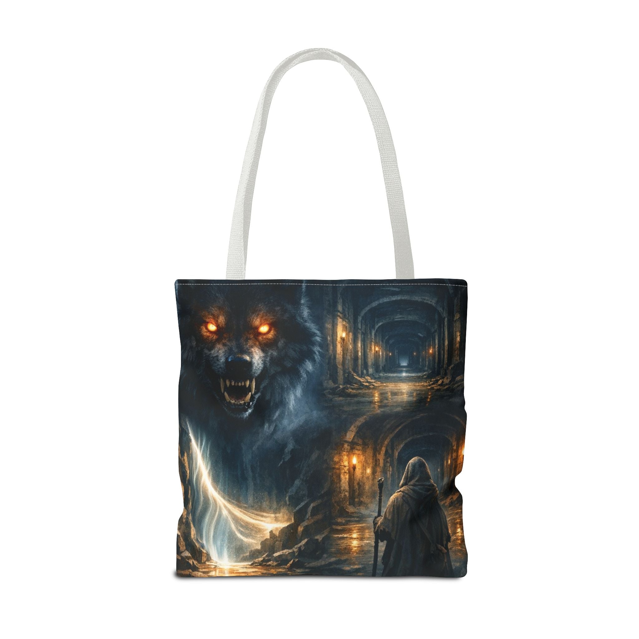 PRB The Echo Hounds Illustration Tote Bag | Gothic Horror Artwork by Power Runs Black
