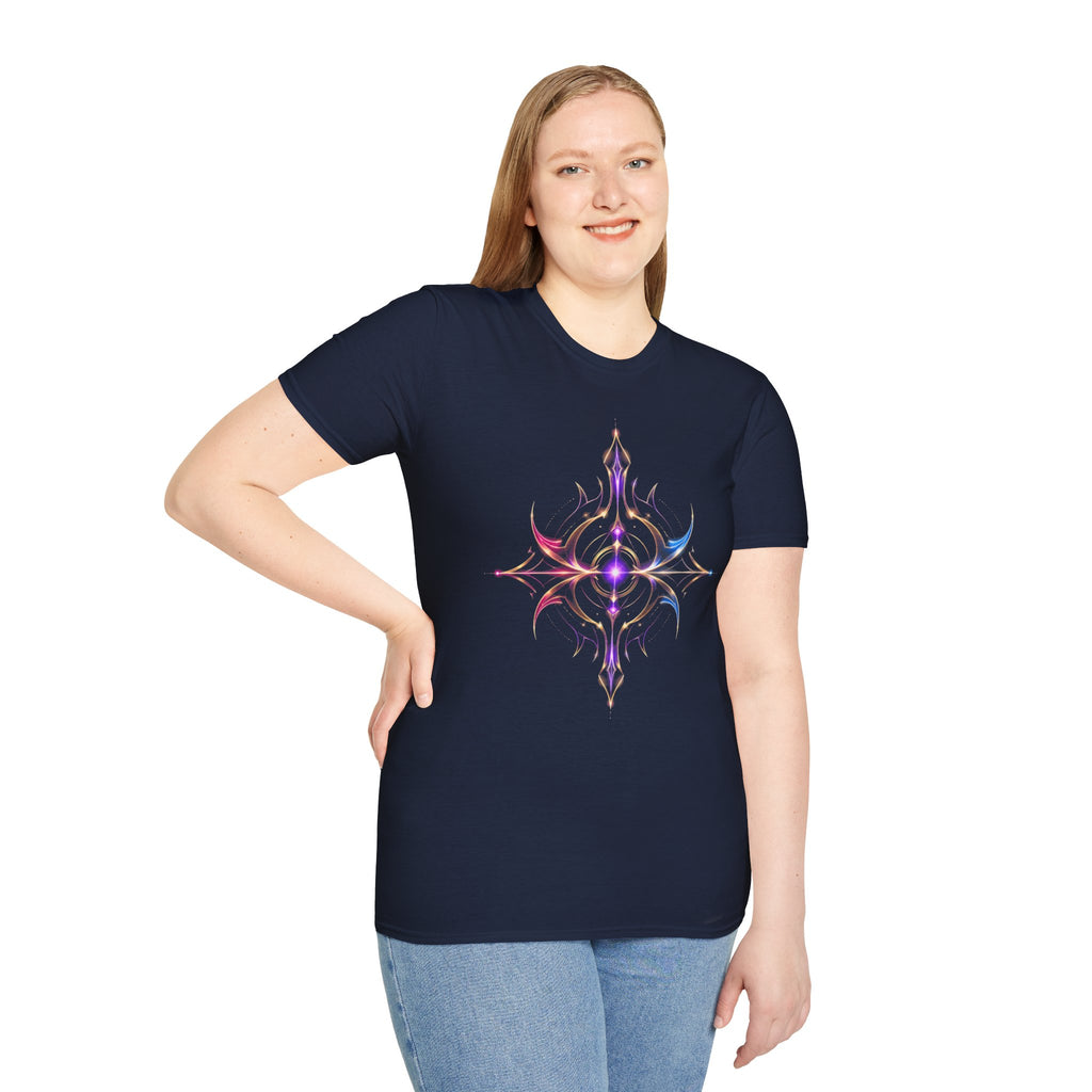 Power Runs Black PRB Pretty Rich Bitch The Collection Mystic Mandala Tee — Subtle Pastel Spiritual Graphic T-Shirt by Printify