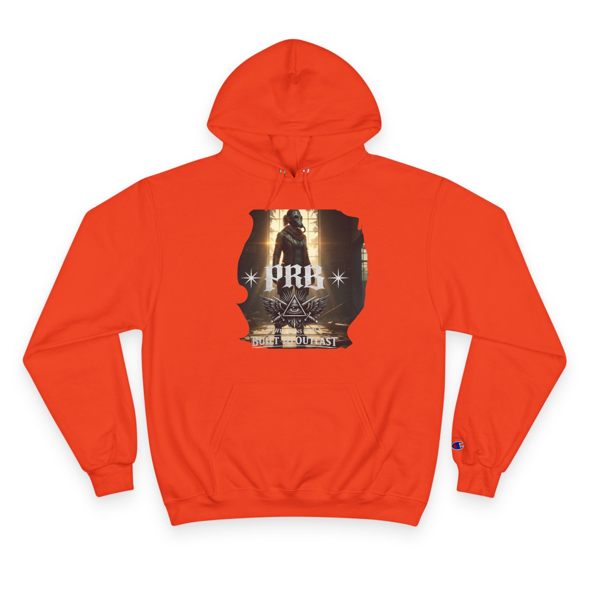 PRB Champion Hoodie — Vintage Tour Graphic Pullover by Power Runs Black
