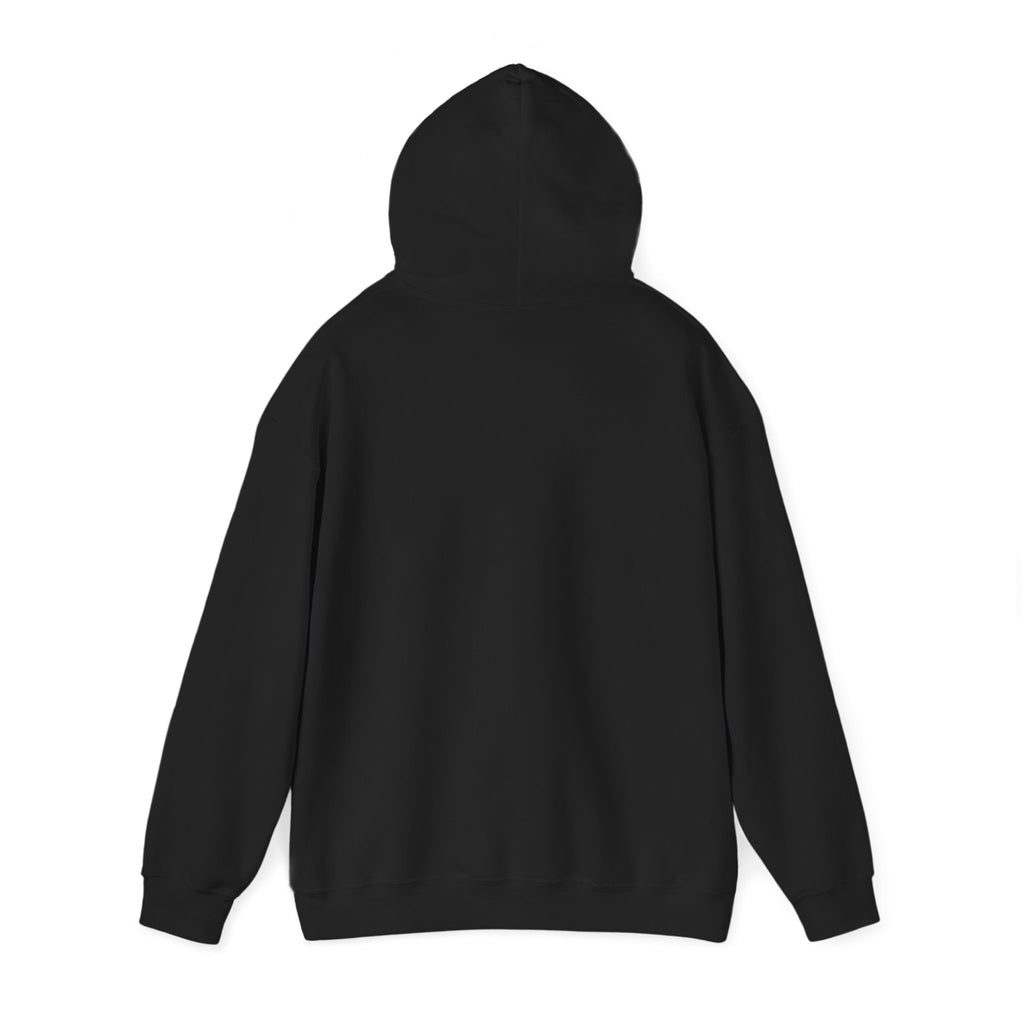 PRB Colorful City Skyline Hoodie – Vibrant Nighttime Urban Graphic by Power Runs Black