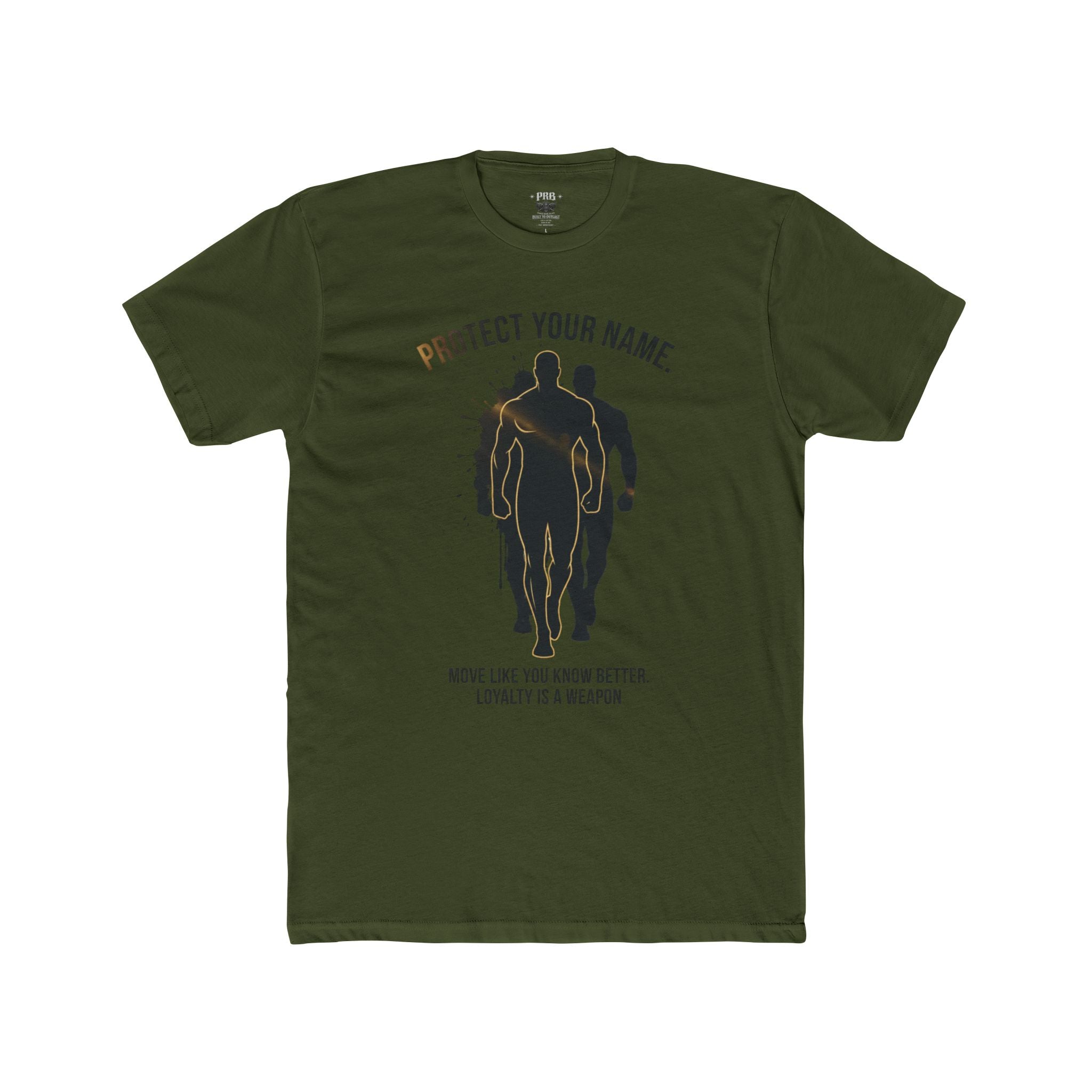 PRB Protect Your Name Tee — Military/Veteran Tribute Crewneck by Power Runs Black