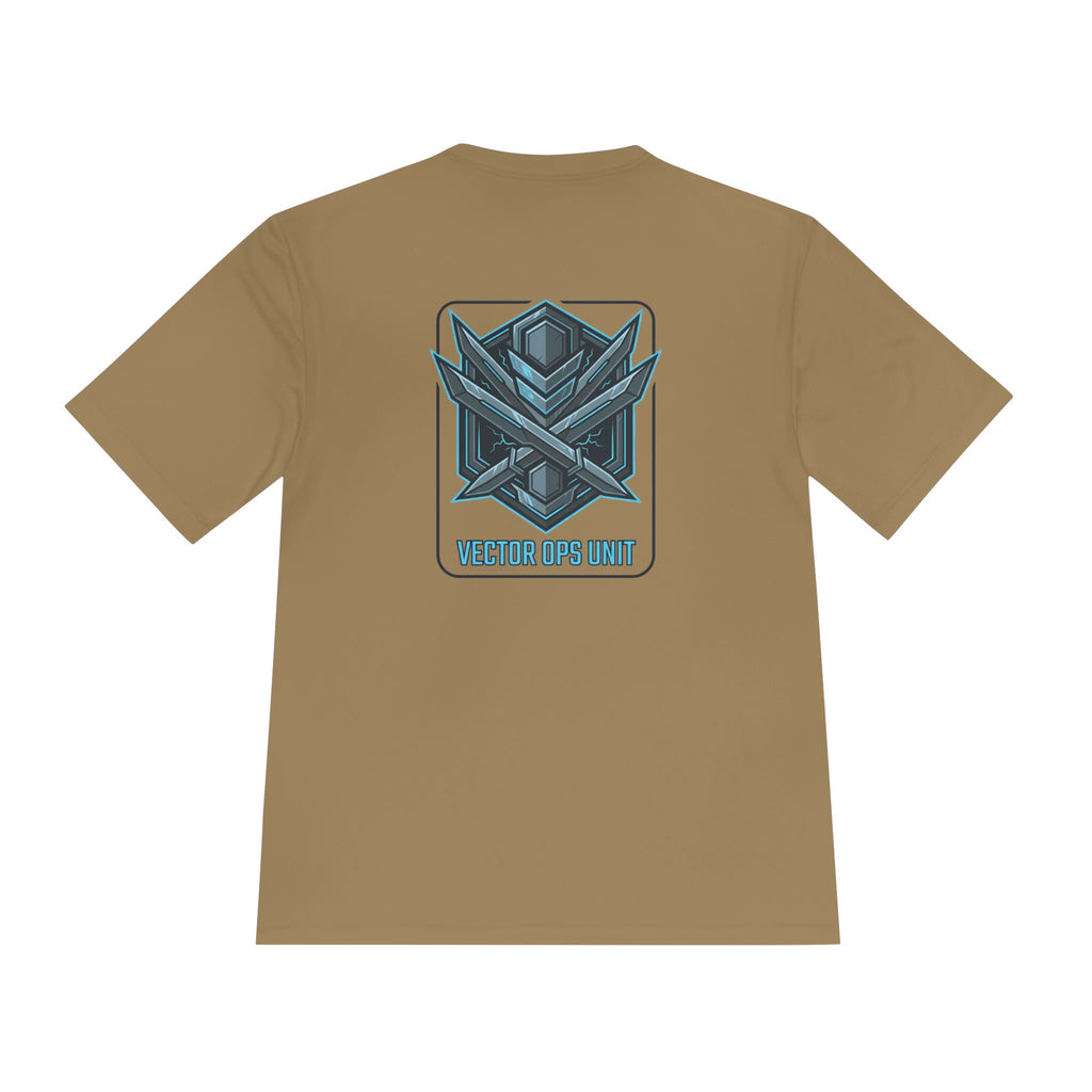 Power Runs Black PRB Blackline Vector Ops Unit Graphics Tee by Power Runs Black