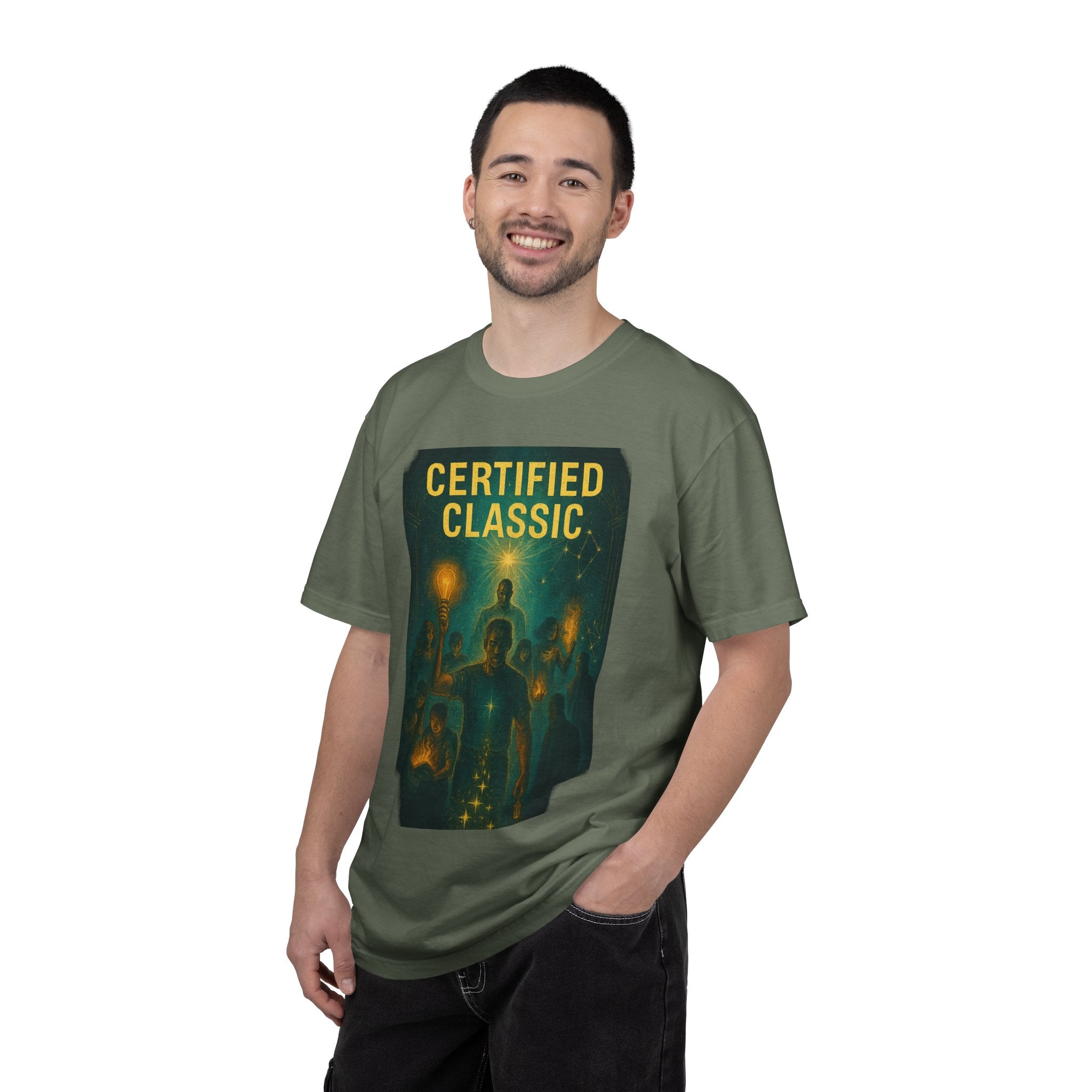 PRB Certified Classic T-Shirt — Vintage Lanterns Graphic Tee by Power Runs Black