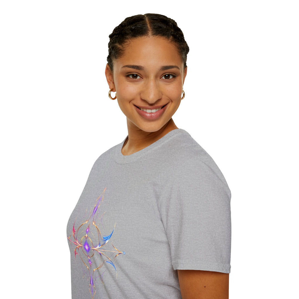 Power Runs Black PRB Pretty Rich Bitch The Collection Mystic Mandala Tee — Subtle Pastel Spiritual Graphic T-Shirt by Printify