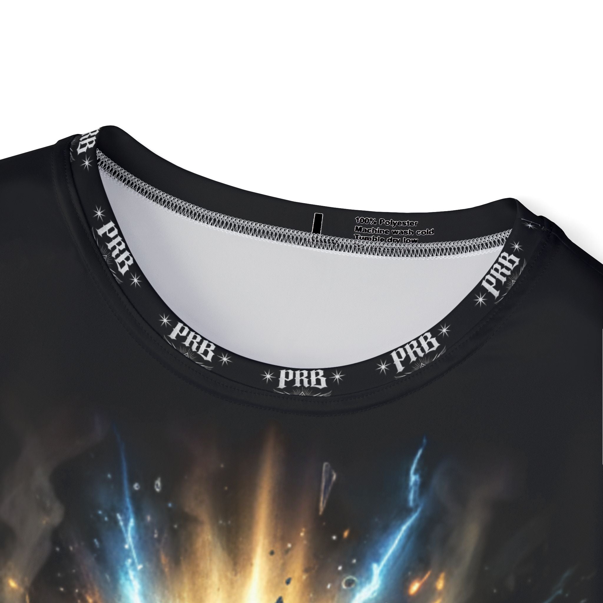 Power Runs Black PRB Untouchable Power Graphic Jersey — Men's All-Over-Print Athletic Tee by Printify