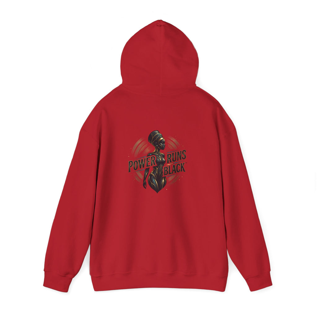 Power Runs Black PRB Logo hoodie Ascension State CROWN design by Power Runs Black