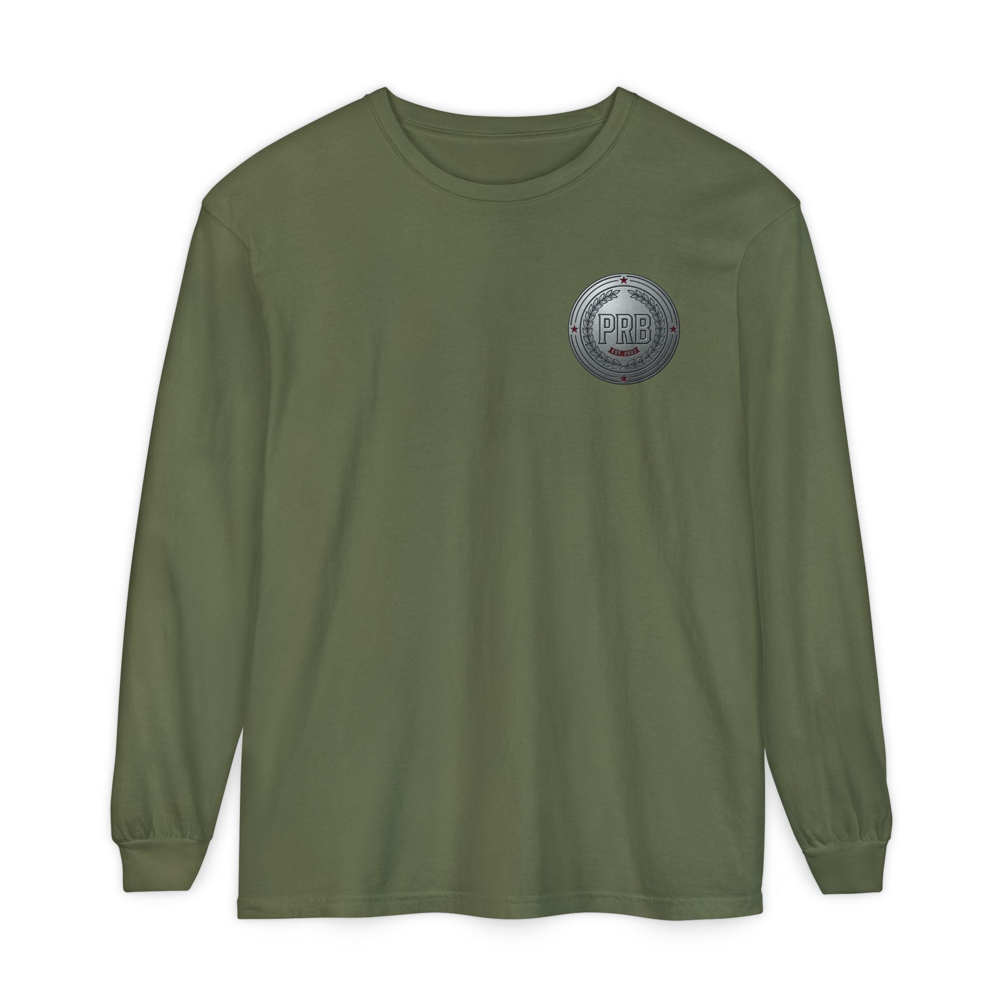 PRB The Starbound Seven graphic long sleeve shirt | cosmic superhero poster by Power Runs Black