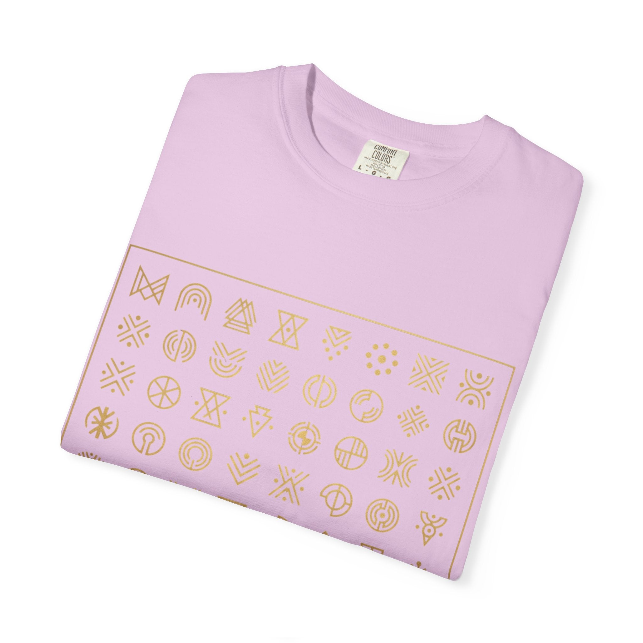 PRB Symbol Grid Graphic Tee — Garment-Dyed Heavyweight Cotton | Power Runs Black by Power Runs Black