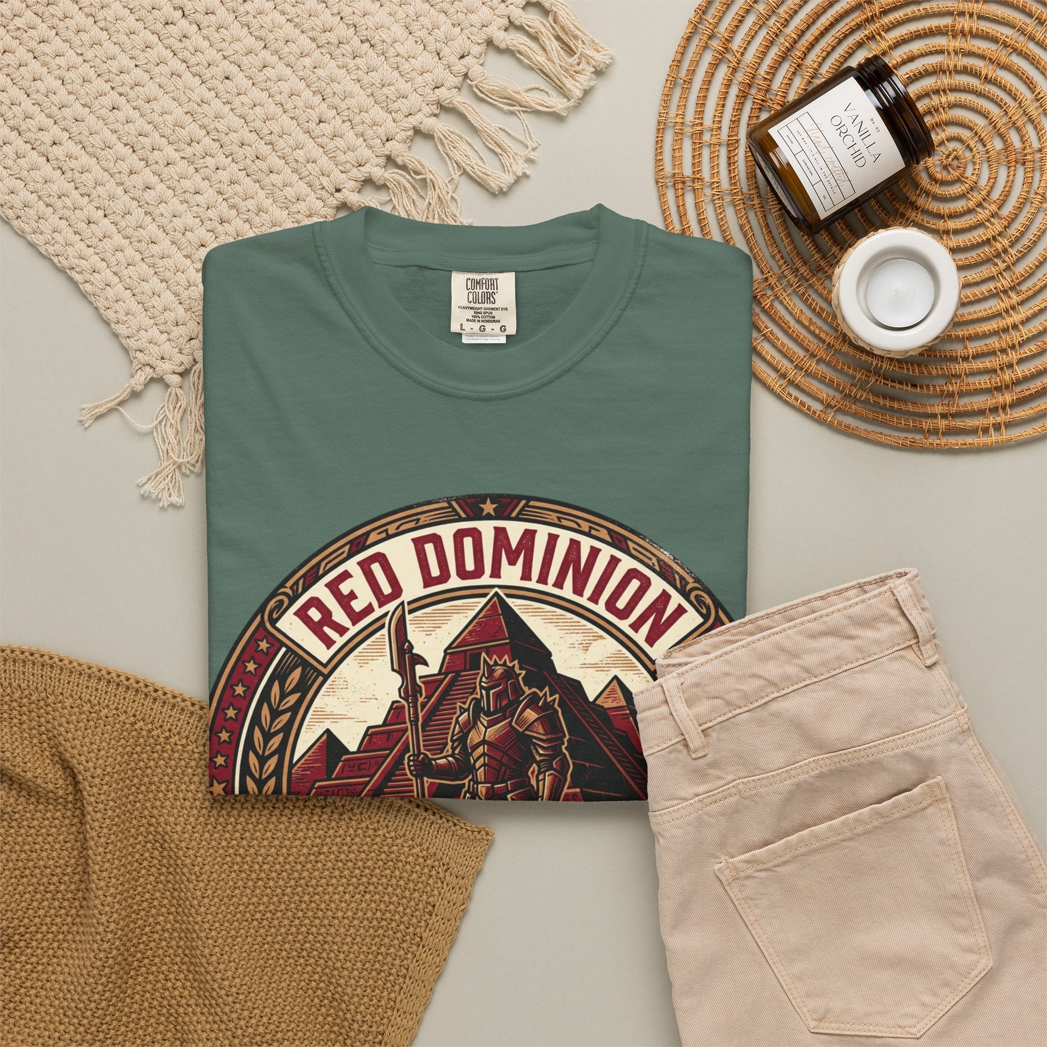 Power Runs Black PRB Red Dominion 'Right Side' Graphic T-Shirt by Power Runs Black