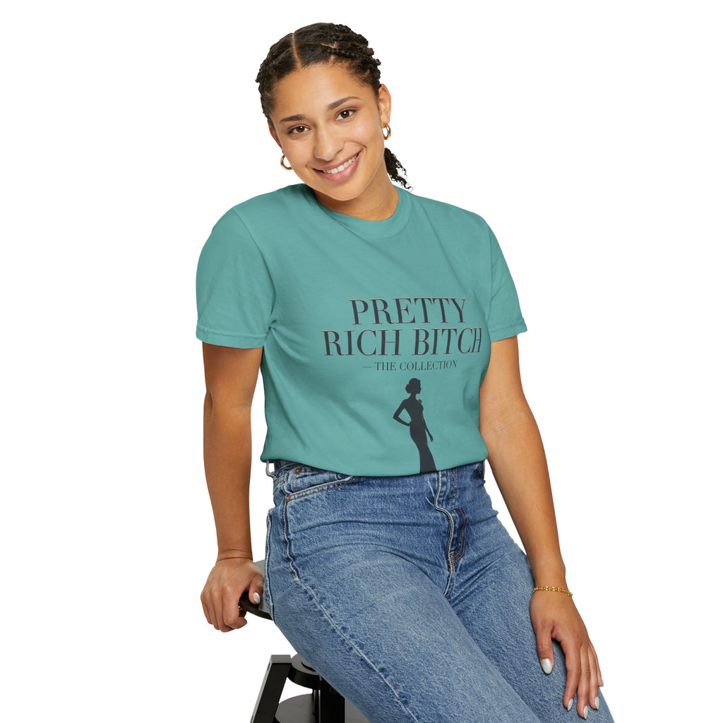 Pretty Rich Bitch The Collection by PRB Tee — Feminine Confidence Graphic T-Shirt by Power Runs Black