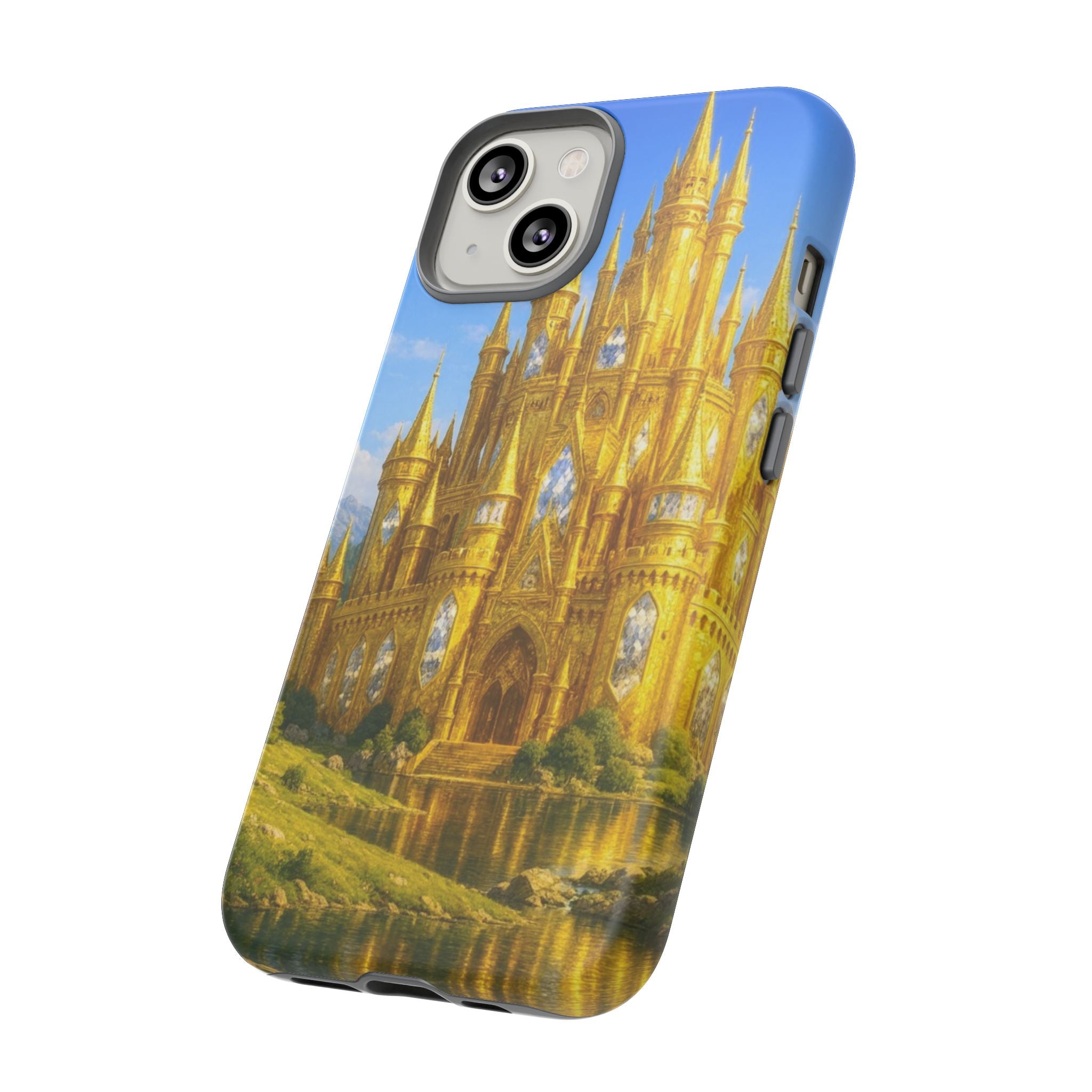 PRB Golden Castle iPhone Case | Fantasy Palace Phone Case by Printify