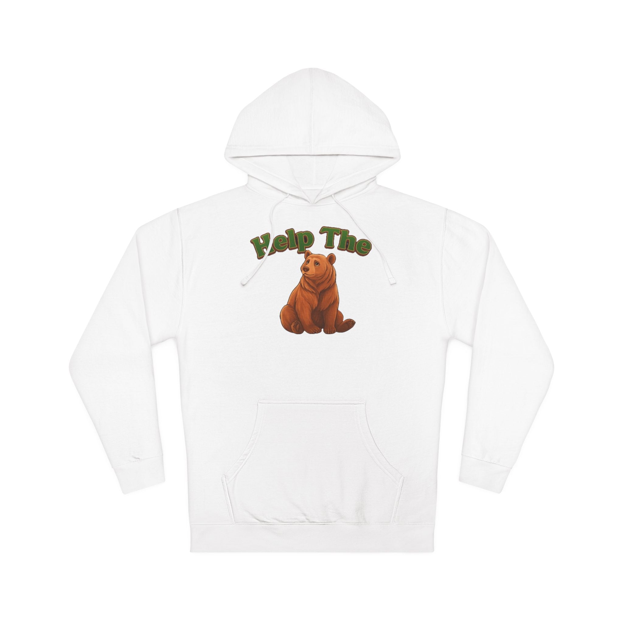 PRB "Don't Help Me Help The Bear" Graphic Hoodie by Power Runs Black
