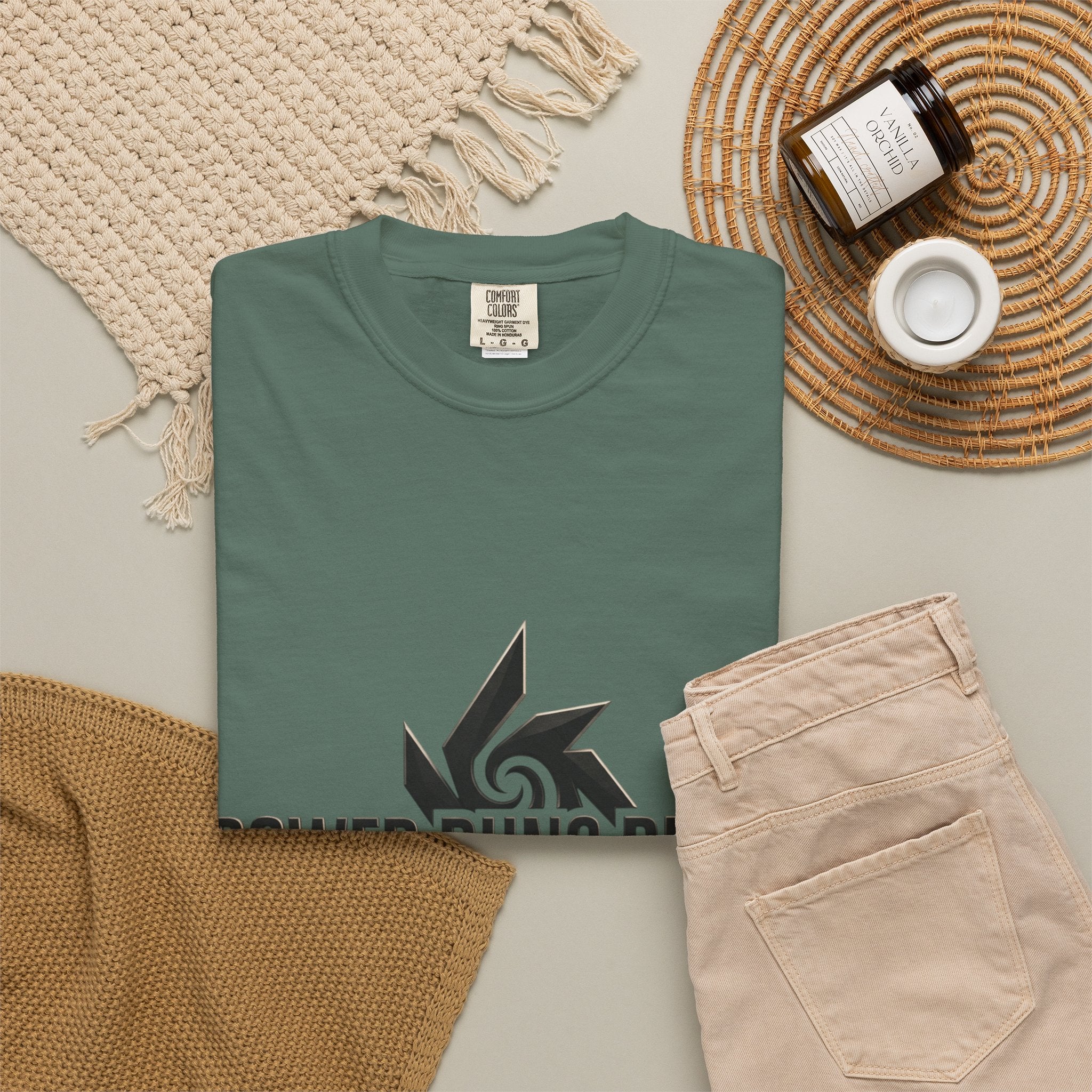 Power Runs Black PRB "Wear The Code" Mystic Shield T-Shirt — Geometric Sigil Graphic Tee by Printify