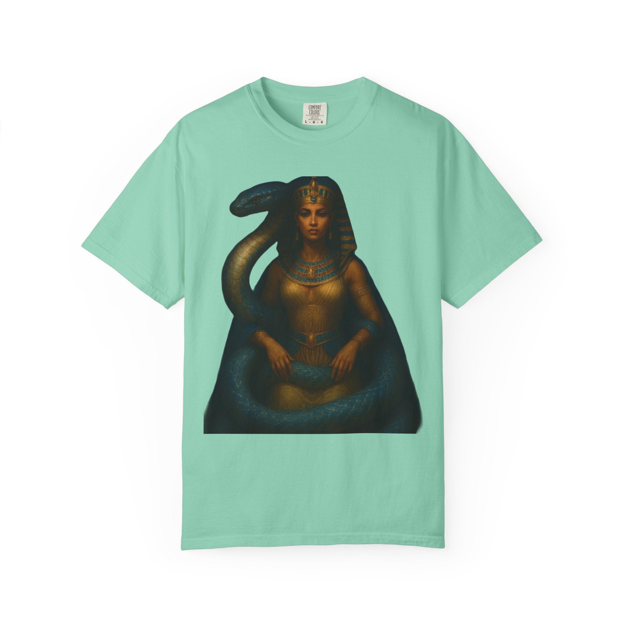 PRB Egyptian Goddess with Snake T-Shirt | Pharaoh Serpent Art Tee by Printify