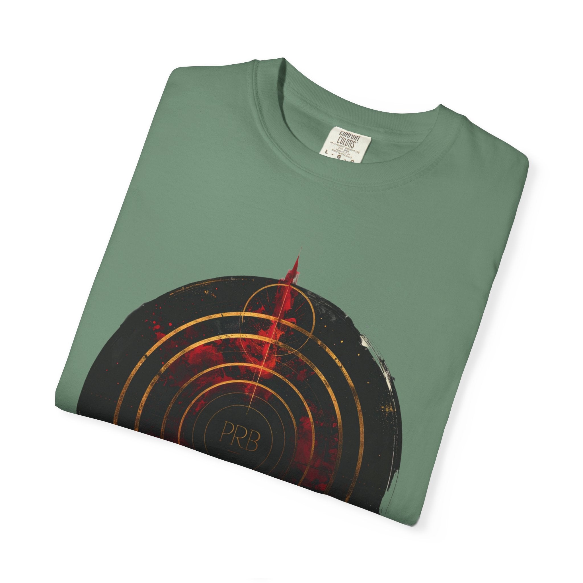 PRB Target Bullseye T-Shirt — Retro Circular Target Graphic Tee by Printify