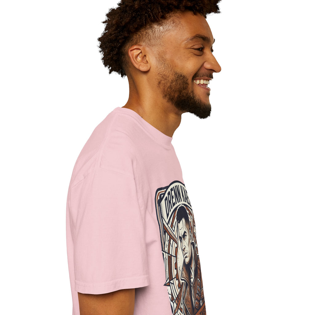 Power Runs Black PRB Drenn Kael Portrait T-Shirt — "Rebellion Twists the Axis" Graphic Tee by Printify
