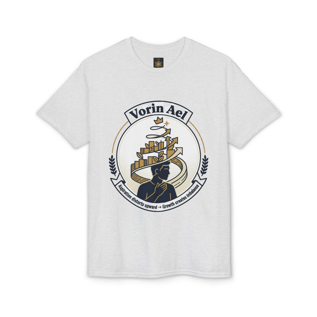 Power Runs Black PRB Vorin Ael Crest T-Shirt — Fantasy Guild Emblem Tee by Power Runs Black