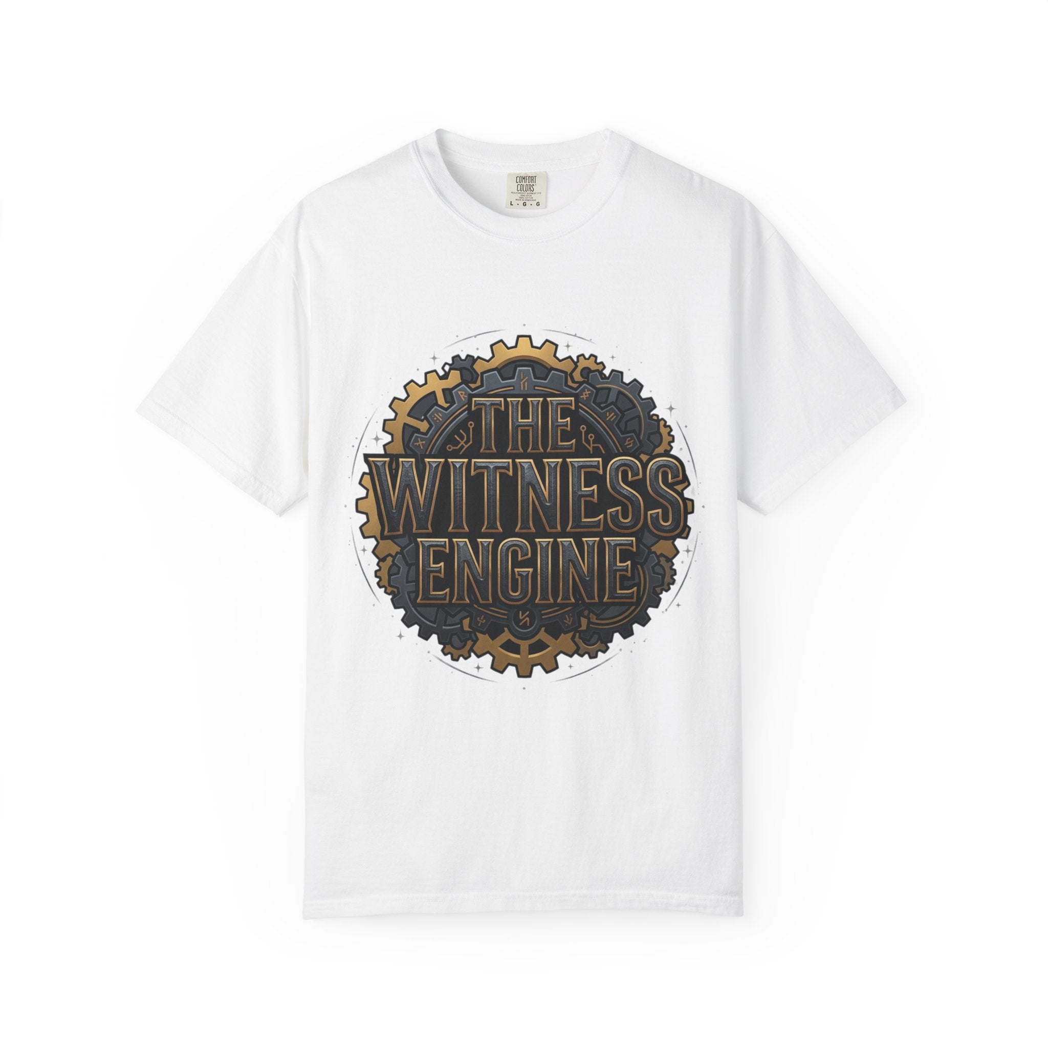 Printify PRB The Witness Engine T-shirt | Steampunk Gear Logo - T-Shirt