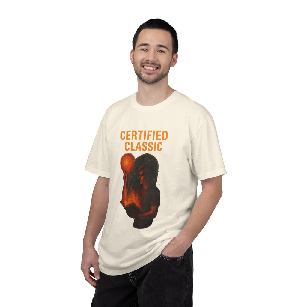 PRB Certified Classic head silhouette holding light bulb T-shirt | vintage inspired graphic tee by Power Runs Black