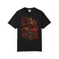 Power Runs Black T-Shirt — Afrocentric Crowned Goddess Graphic Tee by Printify