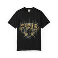 PRB Cityscape Graphic T-Shirt | Black & Gold Urban Streetwear Tee by Printify