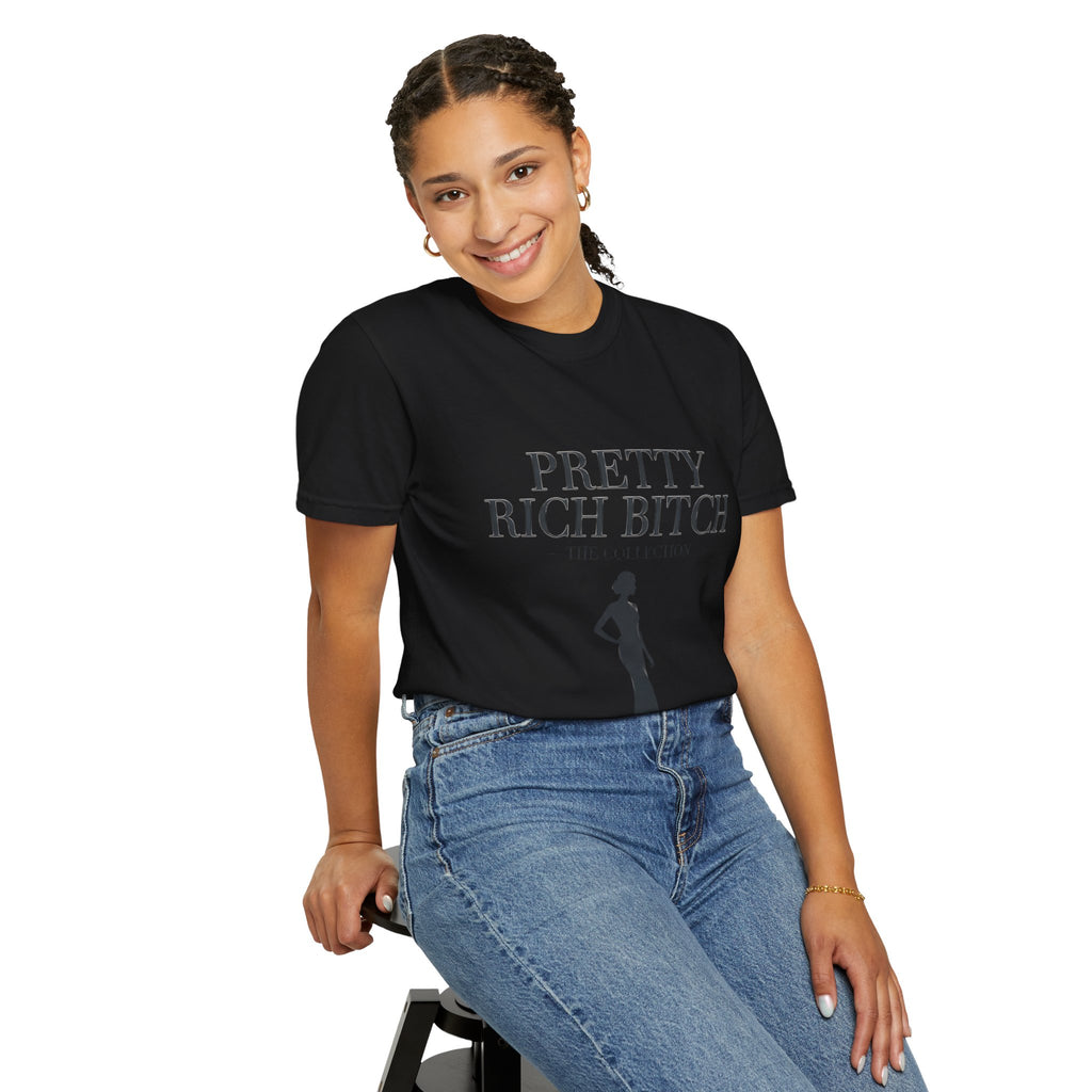 Pretty Rich Bitch The Collection by PRB Tee — Feminine Confidence Graphic T-Shirt by Power Runs Black