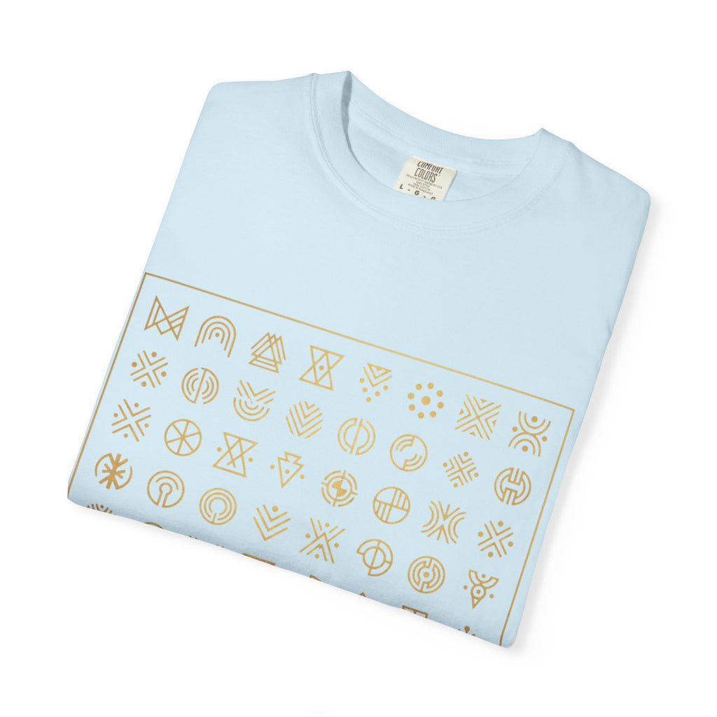 PRB Symbol Grid Graphic Tee — Garment-Dyed Heavyweight Cotton | Power Runs Black by Power Runs Black