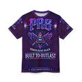 PRB Built to Outlast PRB Graphic Tee — Power Runs Black All-Over Print by Power Runs Black