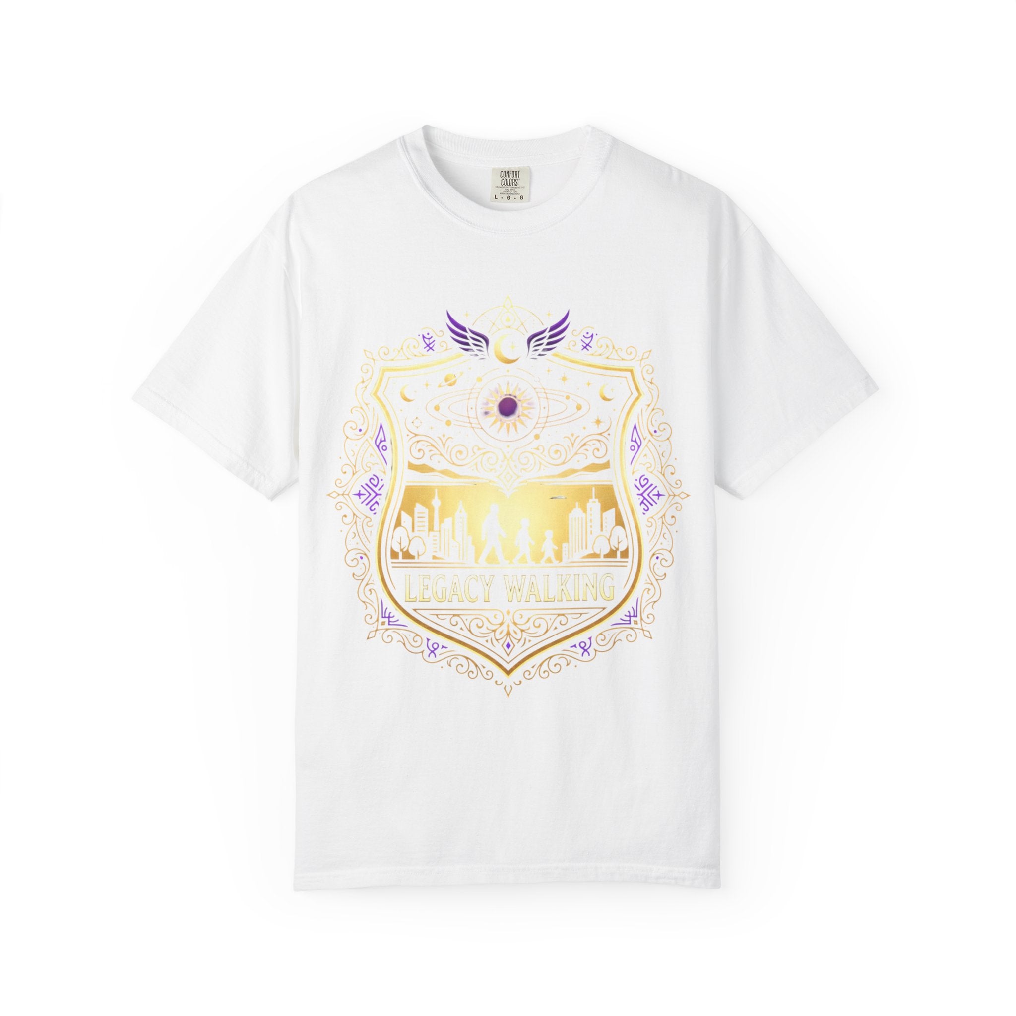 PRB Sci-Fi Adventure Graphic Tee | Futuristic Forest Print Unisex T-Shirt by Printify