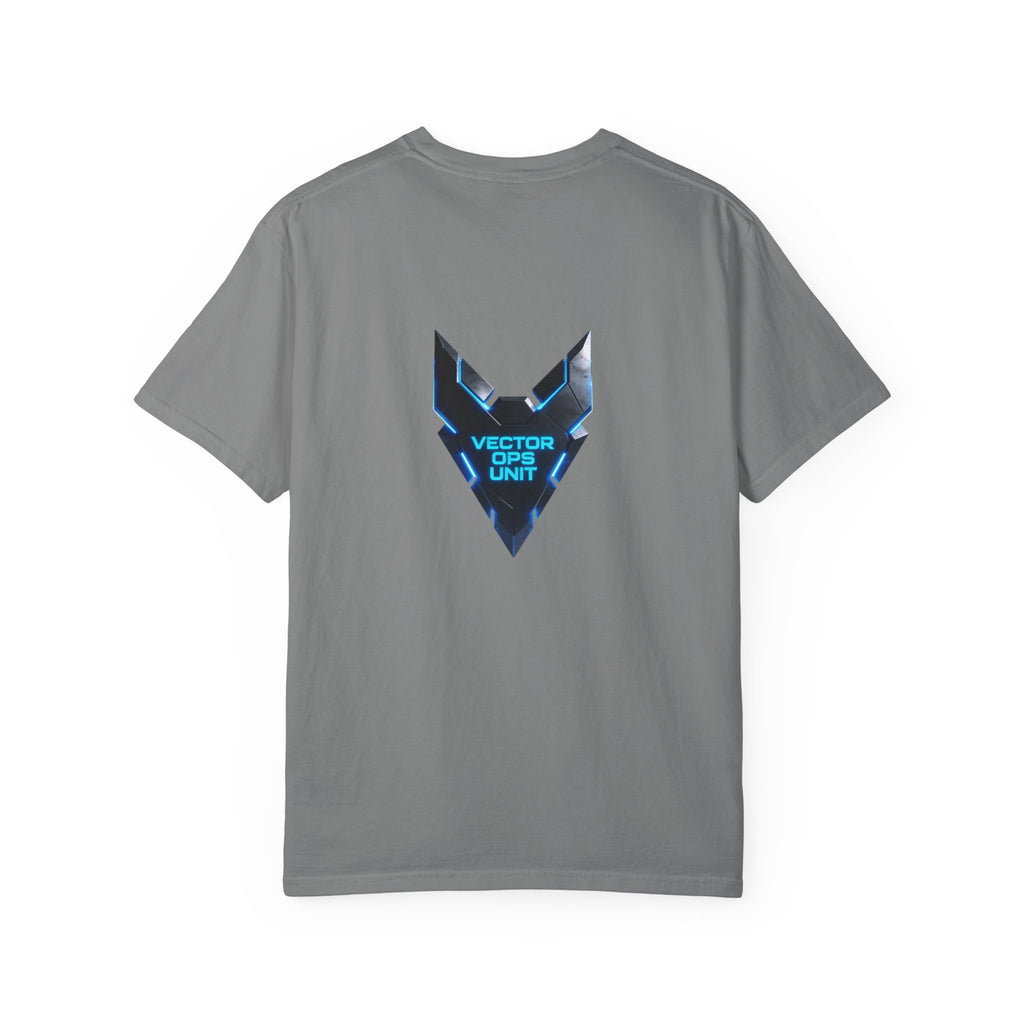 PRB Blackline Graphic T-shirt | Vector Ops Unit Tech Logo by Power Runs Black