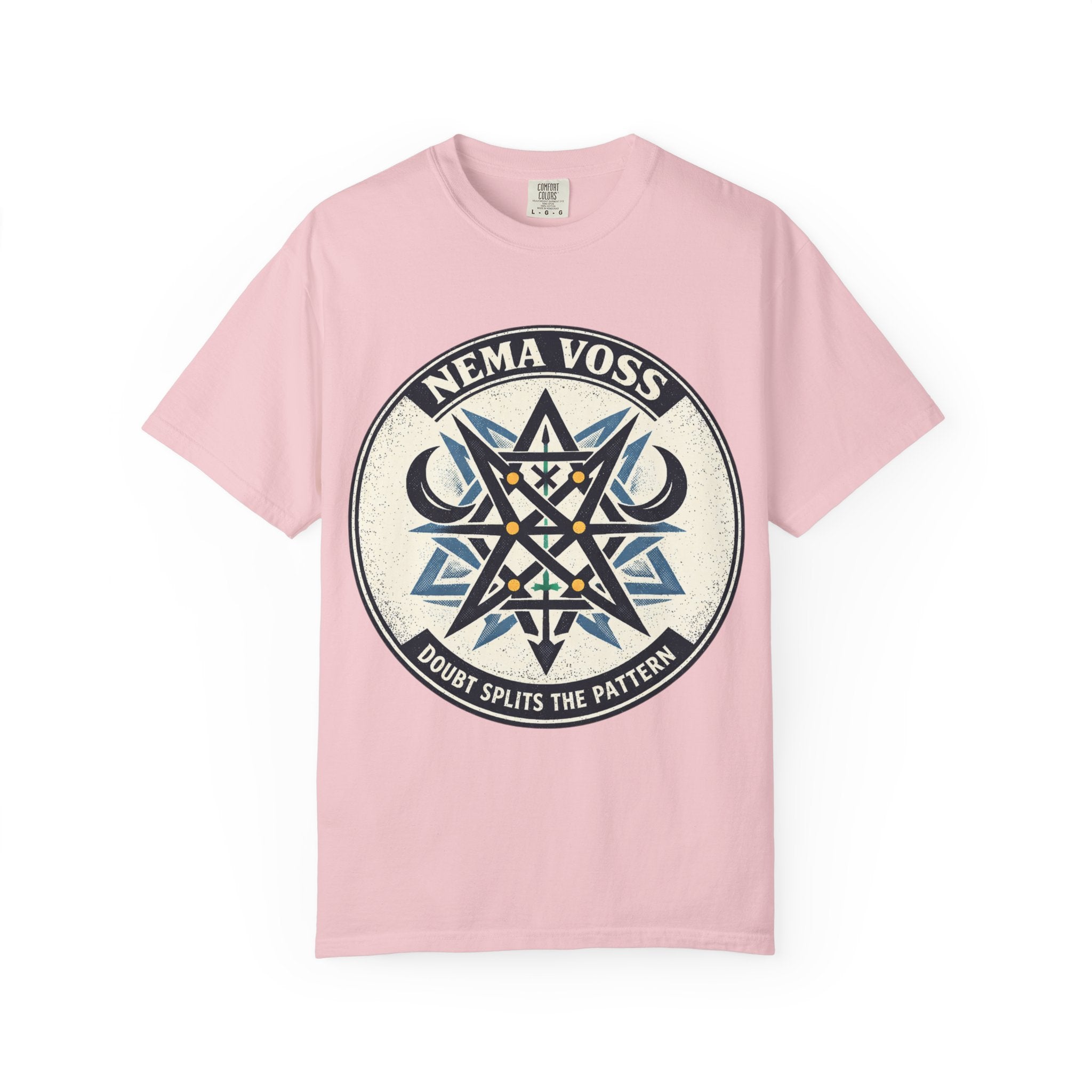Power Runs Black PRB Nema Voss 'Doubt Splits the Pattern' Graphic T-Shirt by Power Runs Black