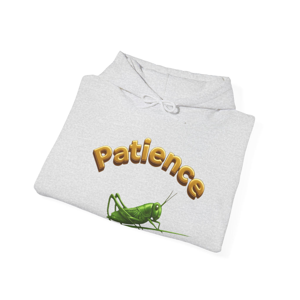 Power Runs Black PRB Patience Grasshopper Hoodie | Grasshopper Illustration, Word Art by Power Runs Black