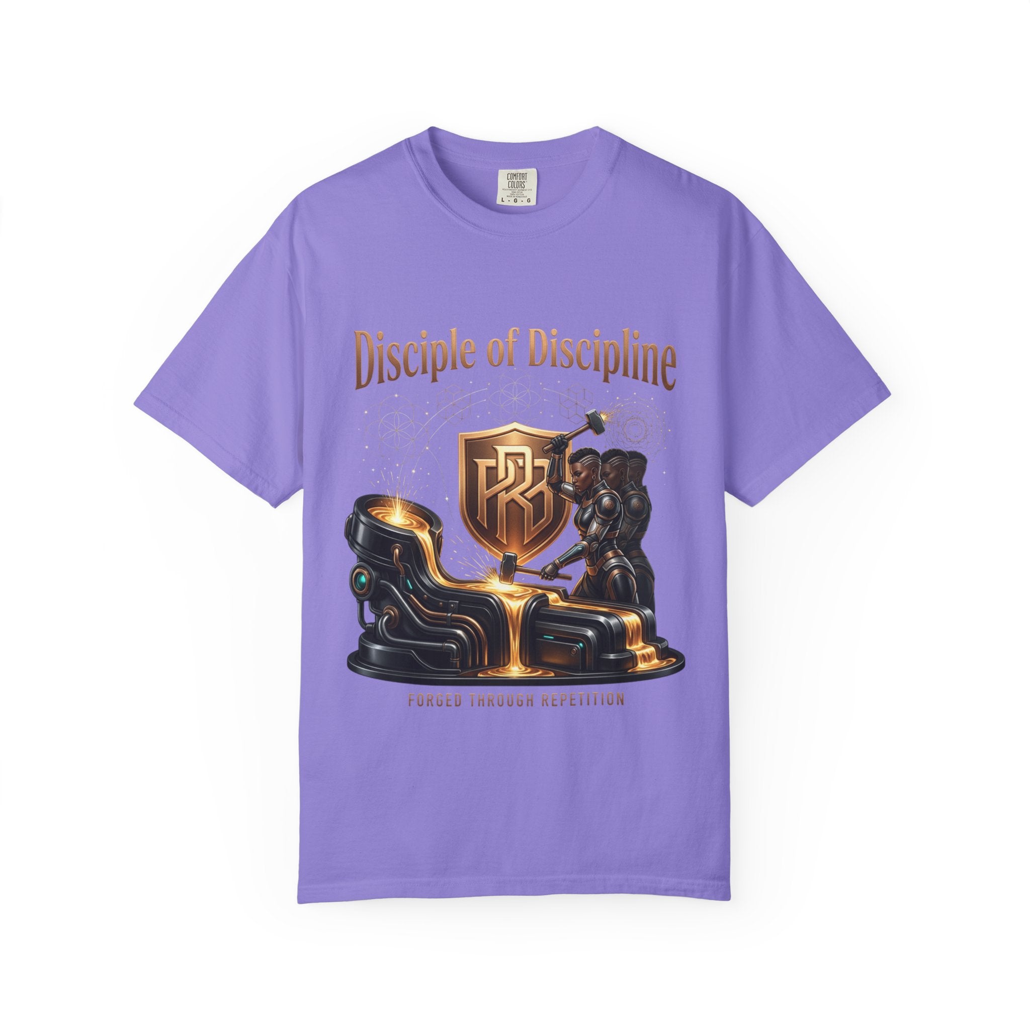 Printify PRB Disciple of Discipline T-Shirt — Forge Through Repetition Graphic Tee - T-Shirt
