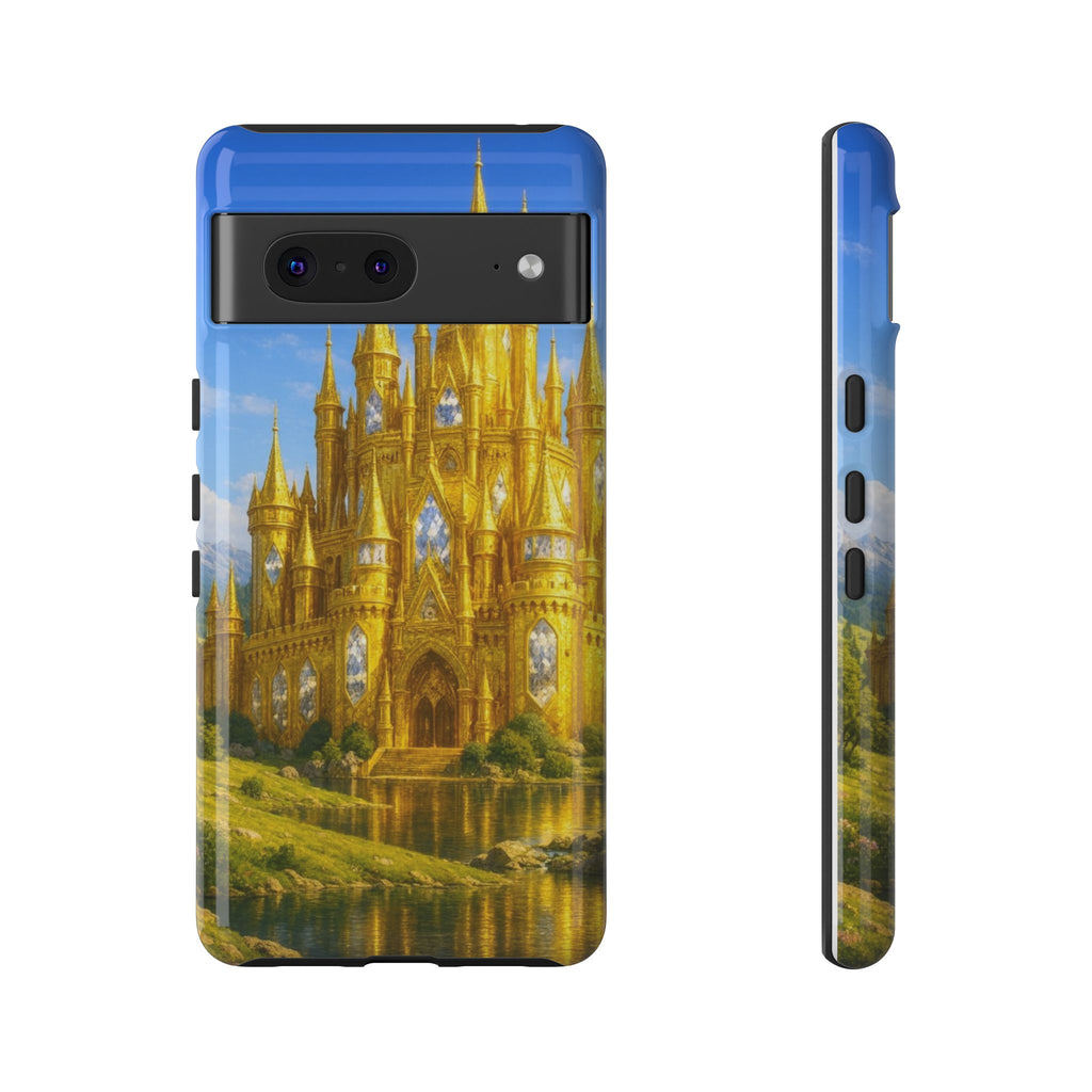 PRB Golden Castle iPhone Case | Fantasy Palace Phone Case by Power Runs Black
