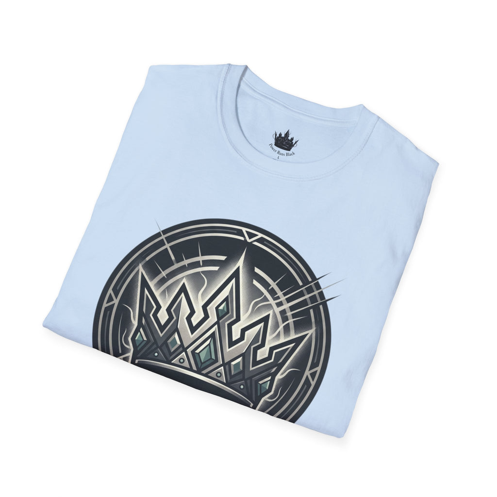 Power Runs Black PRB Crown Variant Graphic T-Shirt — The Crown Variant Emblem by Power Runs Black