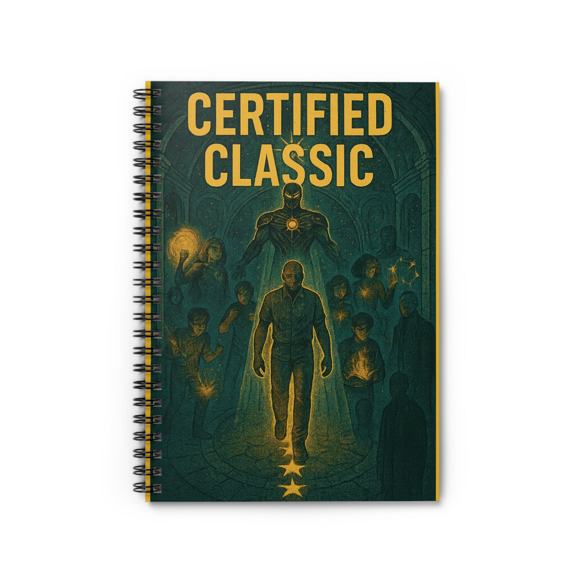 PRB Certified Classic Illustrated Spiral Journal by Power Runs Black