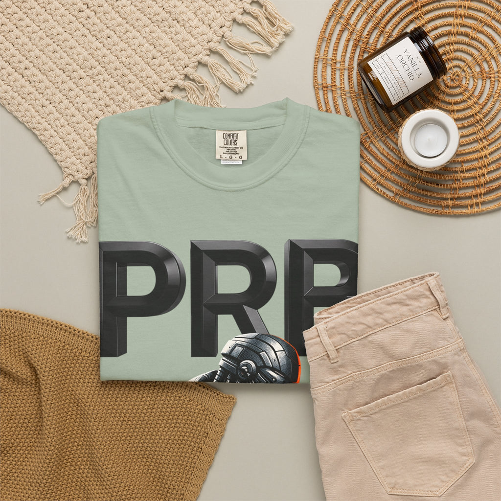Built of Power PRB T-Shirt — Robotic Armor Graphic Tee by Printify