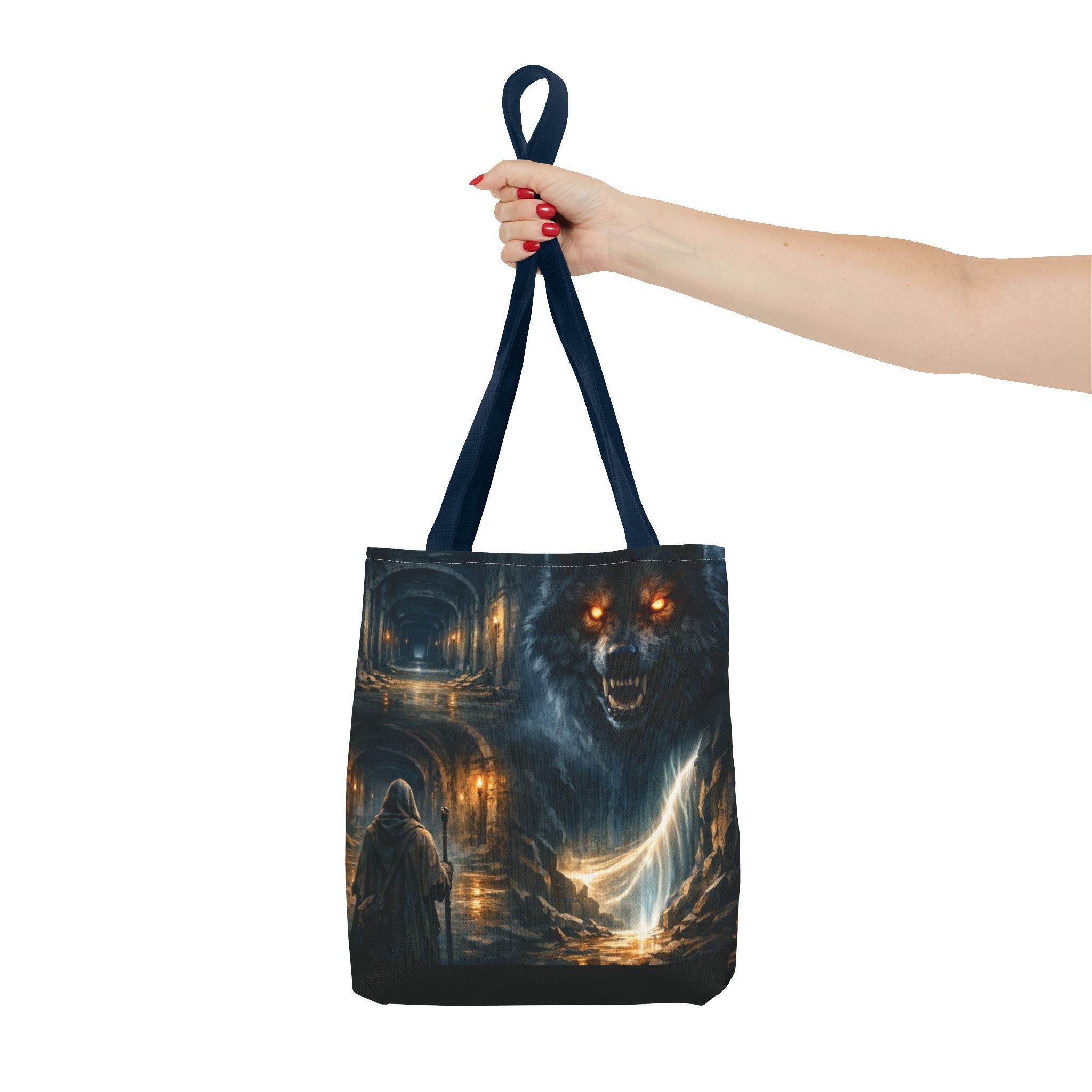 PRB The Echo Hounds Illustration Tote Bag | Gothic Horror Artwork by Power Runs Black